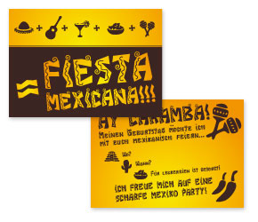 Einladung Mexiko Party kostenlos